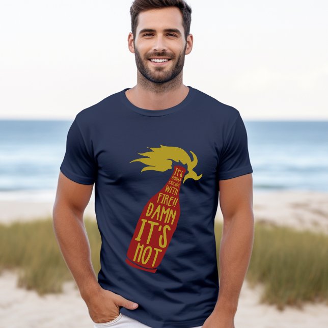 Vai explodir com uma camisa de fogo (Criador carregado)