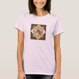 Vai o t-shirt árabe nativo do cavalo das senhoras