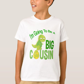 Vai ser uma camiseta de dinossauros de primo