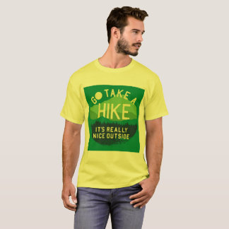 "Vai toma a camiseta de uma caminhada"