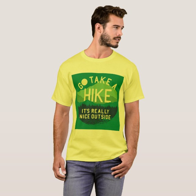"Vai toma a camiseta de uma caminhada" (Frente Completa)
