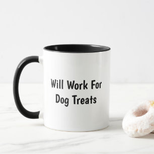 Vai Trabalhar Por Guloseimas Para Cachorro Caneca 