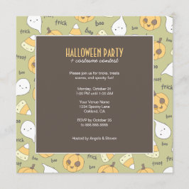 Vaia do deleite do truque! convites de festas de |