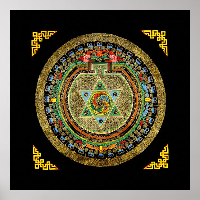 Vajrayogini Mandala Poster (Frente)