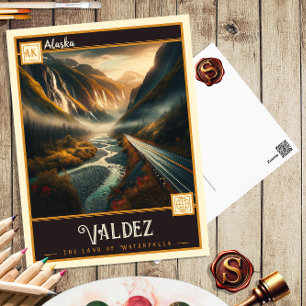 Valdez, Alasca Cartão Postal Antigo