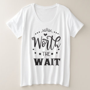 Vale a Pena Mais T-Shirt Tamanho das Mulheres