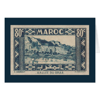 Vale de Draa, Marrocos - cartão