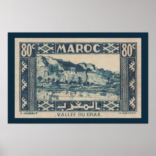 Vale de Draa, Marrocos - poster