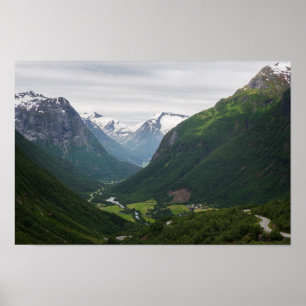 Vale de Hjelle no poster de Noruega