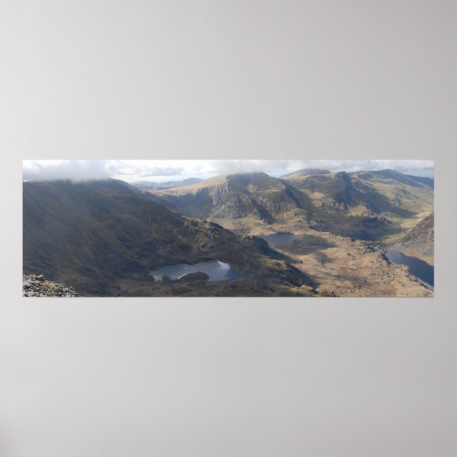 Vale de Ogwen, poster de Snowdonia (Frente)