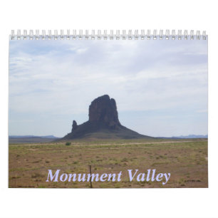 Vale do monumento calendário de 12 meses