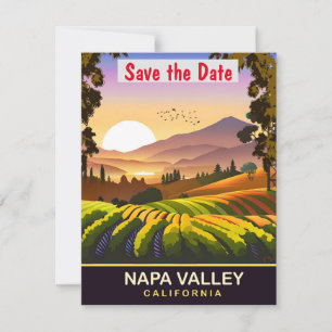 Vale do Napa, Califórnia, cartão postal de viagem,