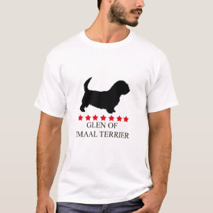 Vale do t-shirt de Imaal Terrier com estrelas