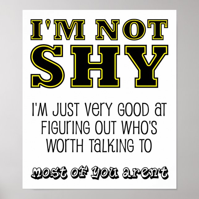 Vale Falar Com Poster Engraçado (Frente)