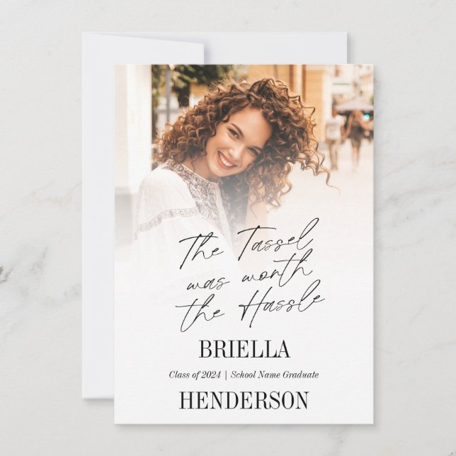 Vale O Anúncio De Graduação De Hassle (Frente)