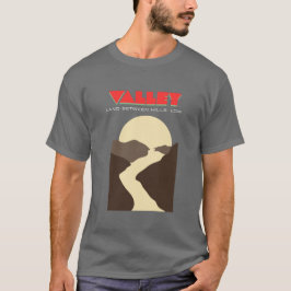 Vale: Terra entre Colinas, camiseta de Cinza Escur