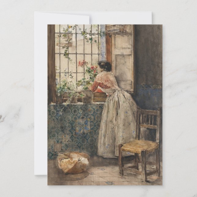 Valenciana a la Reja | Joaquín Sorolla (Frente)