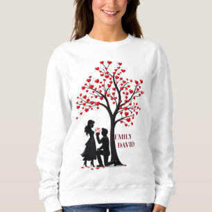 Valentine Cozy Love – Suéter de Manga Comprida Fem