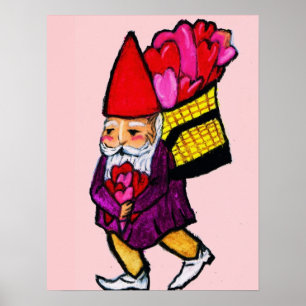VALENTINE DAY GNOMES POSTER