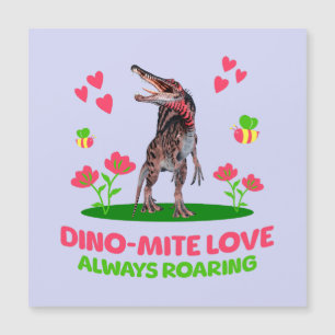 Valentine de Dinossauro Fofo para Crianças