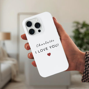Valentine Personalizado Moderno – Eu Te Amo