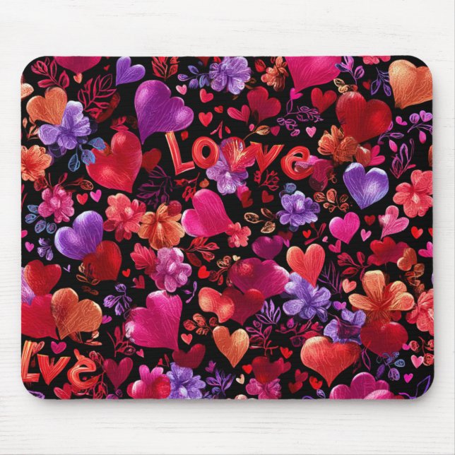Valentine’s Day Mousepad | Romantic (Frente)