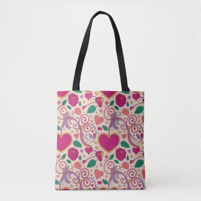 Valentine’s Day Tote Bag | Romantic, Cute (Frente)