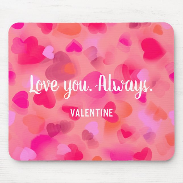 Valentine's Day Gift: Personal heart mousepad (Frente)