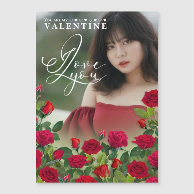 Valentine's Day   I Love You Custom Photo (Frente)