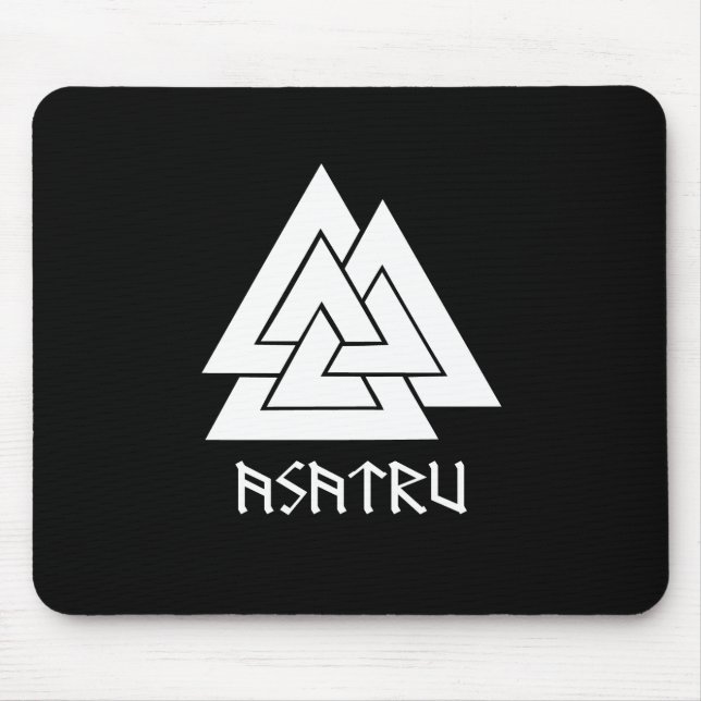 Valknut Asatru Mousepad (Frente)