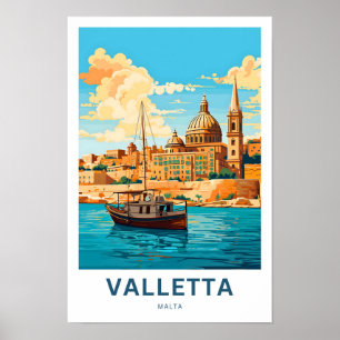 Valleta Malta Viagem Impressão