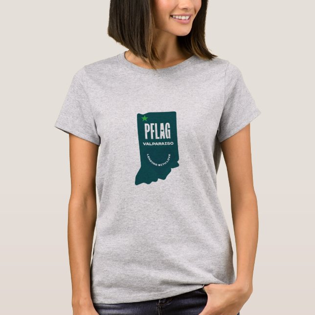 Valparaiso PFLAG Capítulo T-Shirt (Frente)