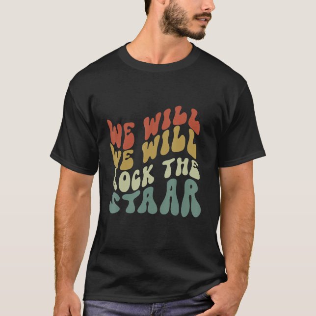 Vamos Balançar As Camisas De Testes De Staar Para (Frente)
