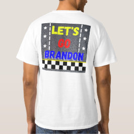 Vamos branco de homens vai Brandon T-Shirt