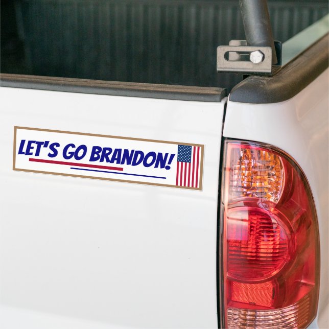 Vamos Brandon Adesivo de Para-choque (No caminhão)