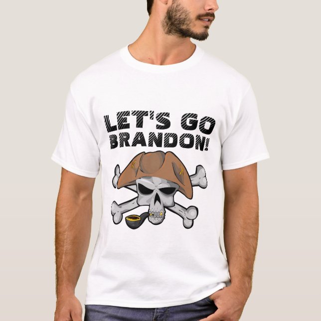 VAMOS BRANDON! CAMISETA PIRATA (Frente)