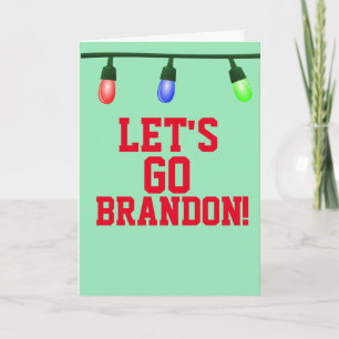 VAMOS BRANDON! CARTÕES DE NATAL ANTI-BIDEN
