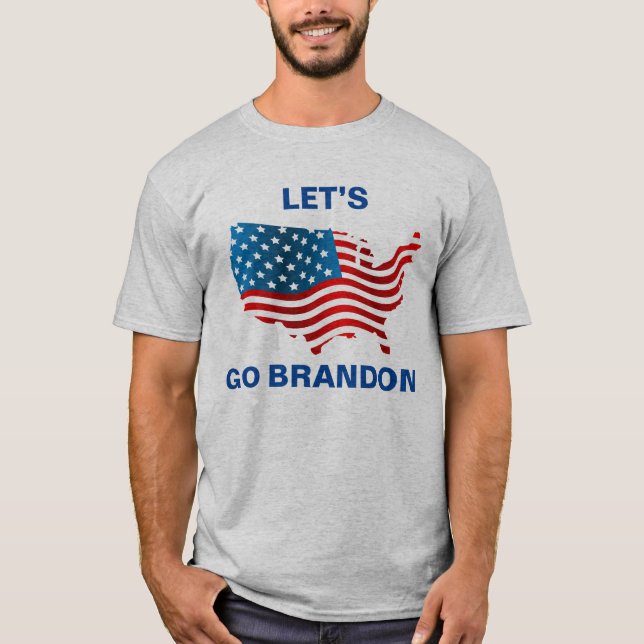 Vamos Brandon.Mens T-Shirt (Frente)