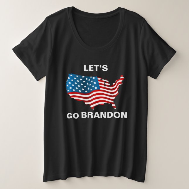 Vamos Brandon Womens Mais T-Shirt (Frente do Design)