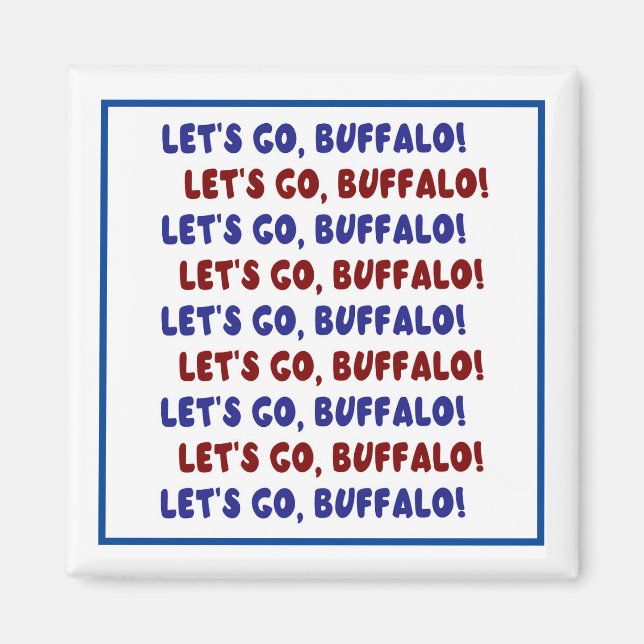 Vamos, Buffalo! Íman (Frente)