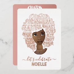 Vamos Celebrar o Aniversário! Mulher Negra Encoura