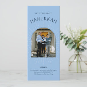 Vamos Celebrar o Cartão de Hanukkah