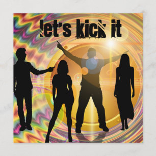 "Vamos Chute" Convite de Aniversário