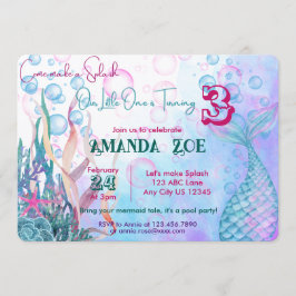 Vamos criar um convite de sereia para uma festa Sp