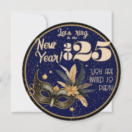 Vamos da festa de Ano Novo Glamorous Blue Black