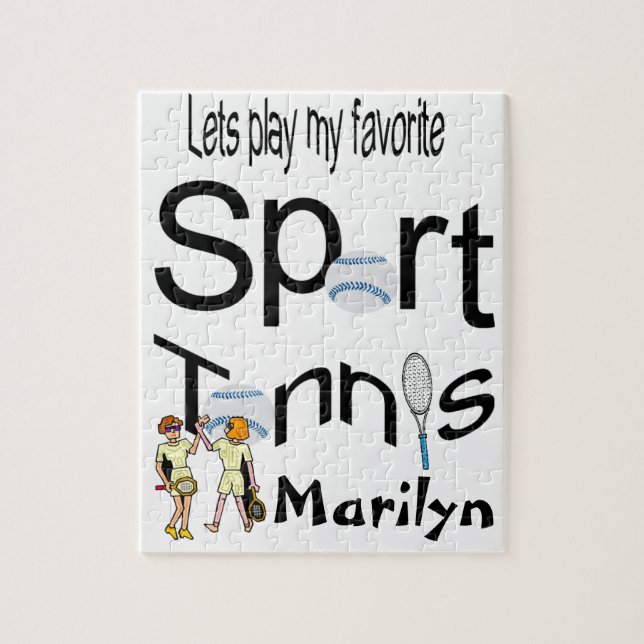 Vamos de quebra-cabeça Reproduza o nosso Tênis des (Vertical)