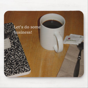 Vamos Do Mousepad De Negócio