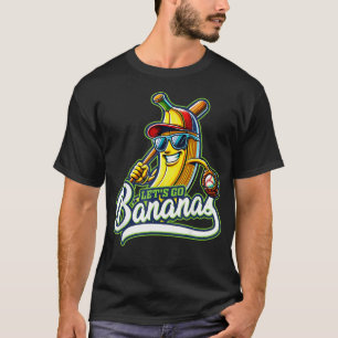 Vamos Engraçado Vai Bananas Camisa Banana Cuja Gam