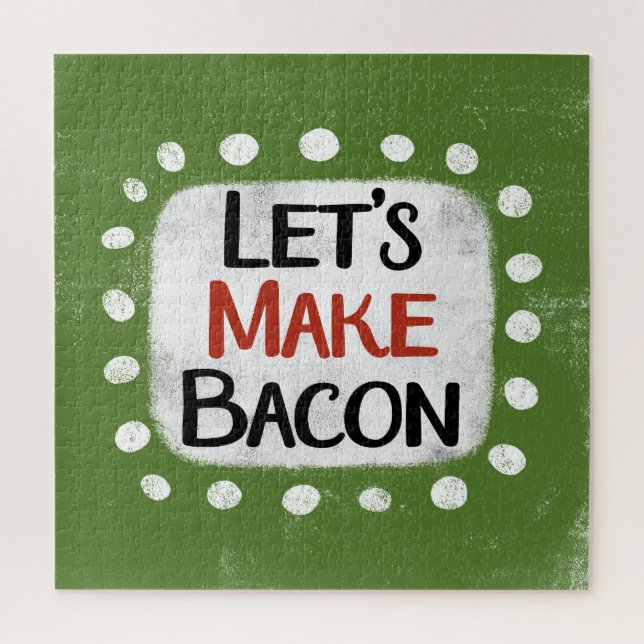 Vamos Fazer Bacon Jigsera Quebra-cabeça (Vertical)