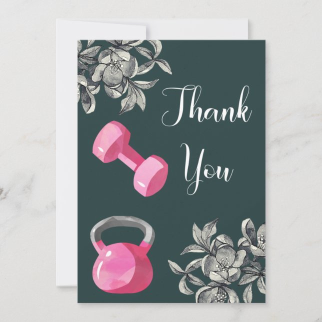 Vamos Fazer O Cartões de agradecimentos (Frente)